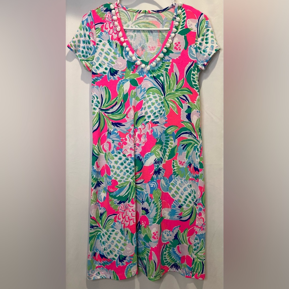 Lilly Pulitzer Etta V-Neck Dress in Raise the Bar